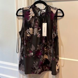 Calvin Klein patterned sleeveless top.  NWT.  Size Large